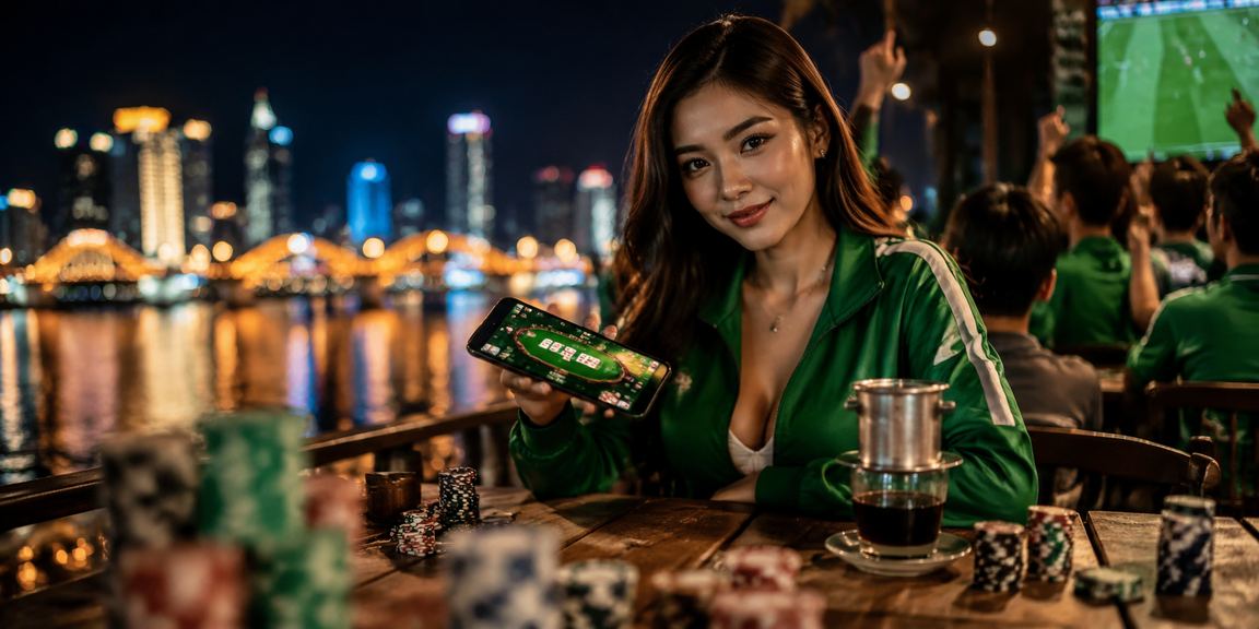 Người dùng tại Đà Nẵng xem kết quả xổ số kiến thiết miền Trung bên tách cà phê buổi chiều
