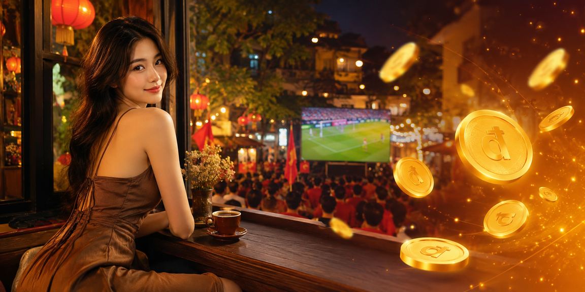 Người dùng Hà Nội thưởng thức cà phê và truy cập tài khoản casino trực tuyến trên điện thoại